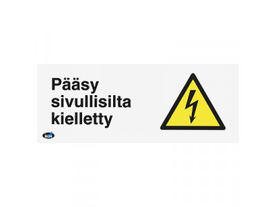 OPASTE PÄÄSY SIVULLISILTA KIELLETTY 200X80